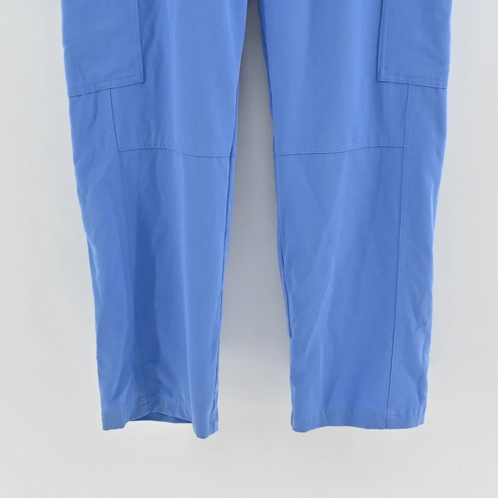 FIGS Mens Axim Technical Collection Scrub Pants Size L Short Blue‎ Cargo T2001S